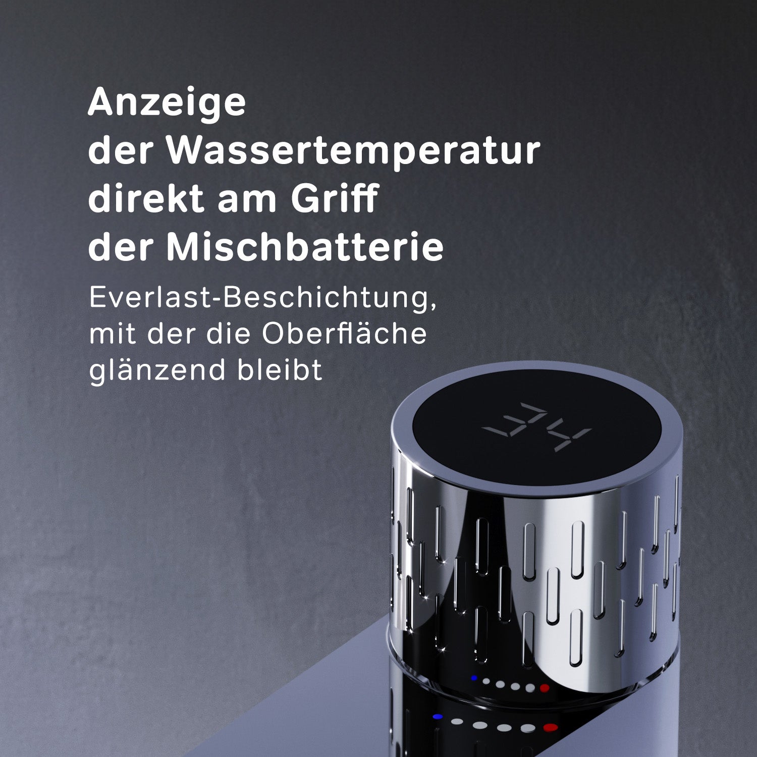 FGA02400 Bad Armatur Gem Waschtischarmatur mit Wassertemperatur Indikator ampm-store.de