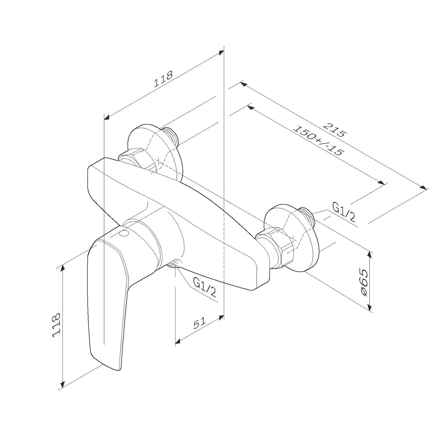 FGA20000 Gem Einhebel-Duscharmatur | Online Store von AM.PM