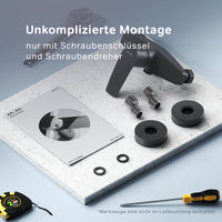 FGA20022 Duscharmatur Gem Brausearmatur Mischbatterie Dusche, Schwarz ampm-store.de