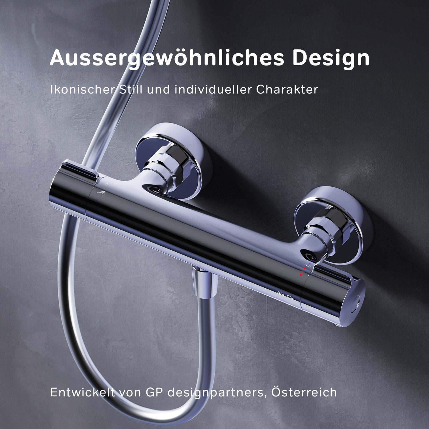 FGA40000 Duscharmatur Thermostat Gem Brausearmatur Mischbatterie Dusche ampm-store.de