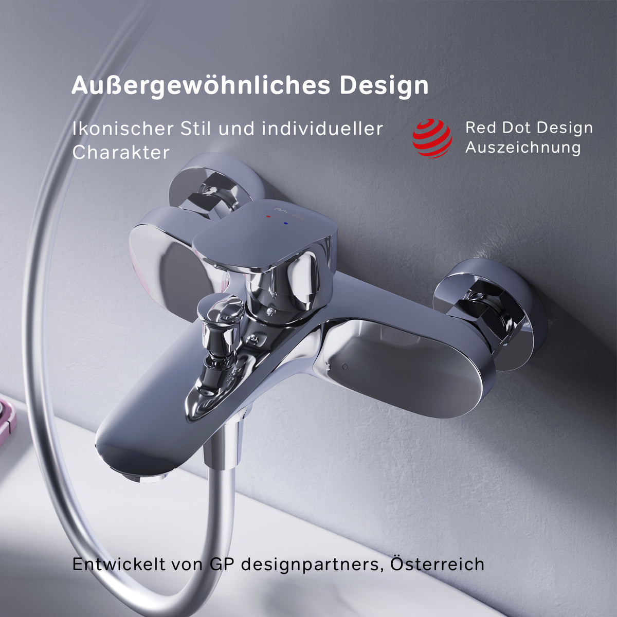 FLA10000 Wannenarmatur Like Mischbatterie Badewanne Wasserhahn Bad ampm-store.de