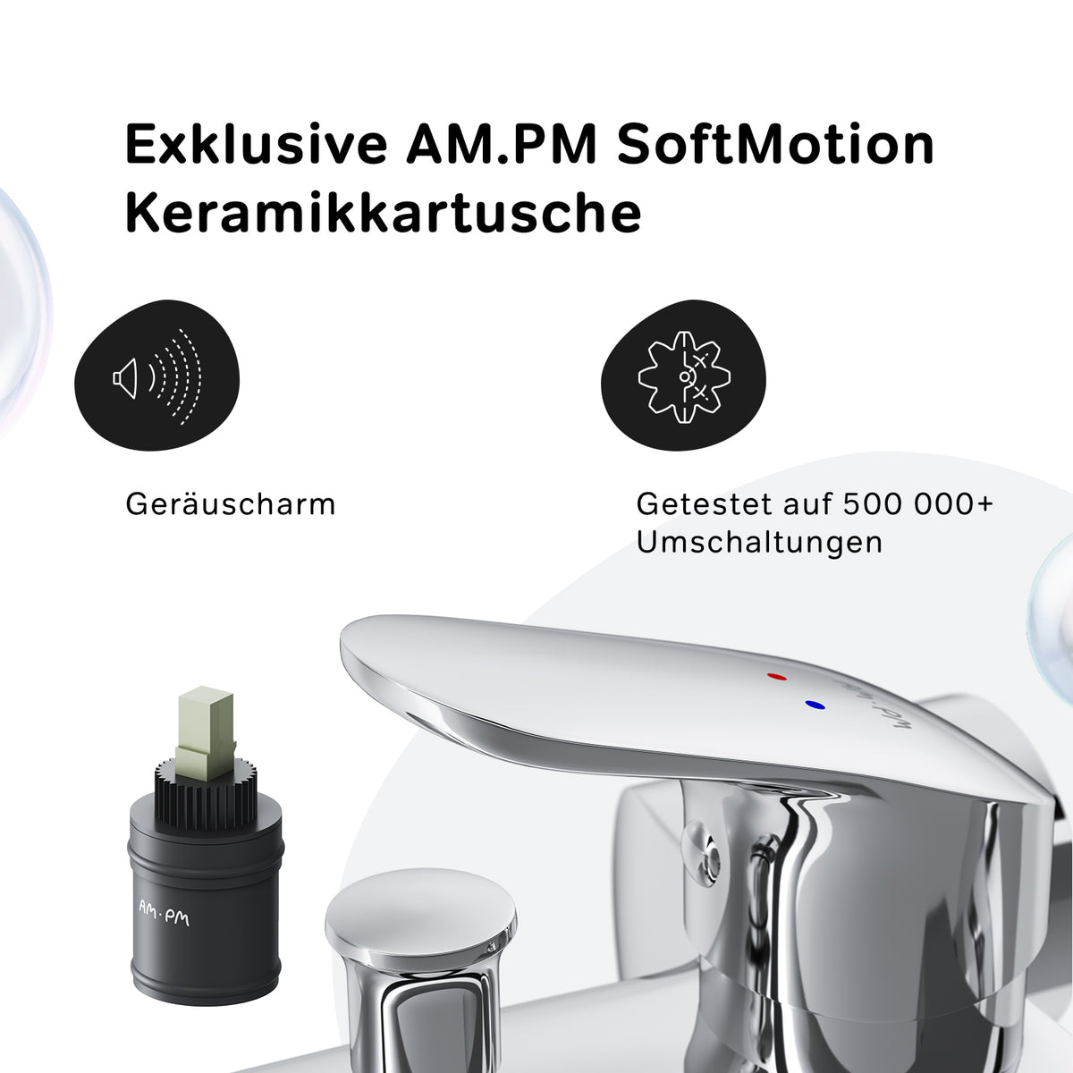 FLA10000 Wannenarmatur Like Mischbatterie Badewanne Wasserhahn Bad ampm-store.de