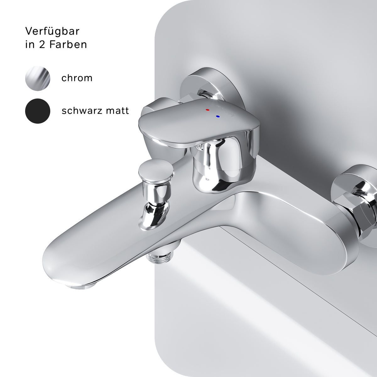 FLA10000 Wannenarmatur Like Mischbatterie Badewanne Wasserhahn Bad ampm-store.de