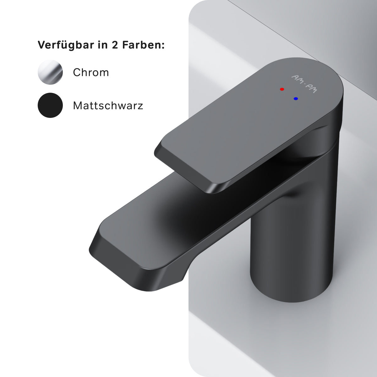 Robinet de lavabo Flash, noir–FNA02122