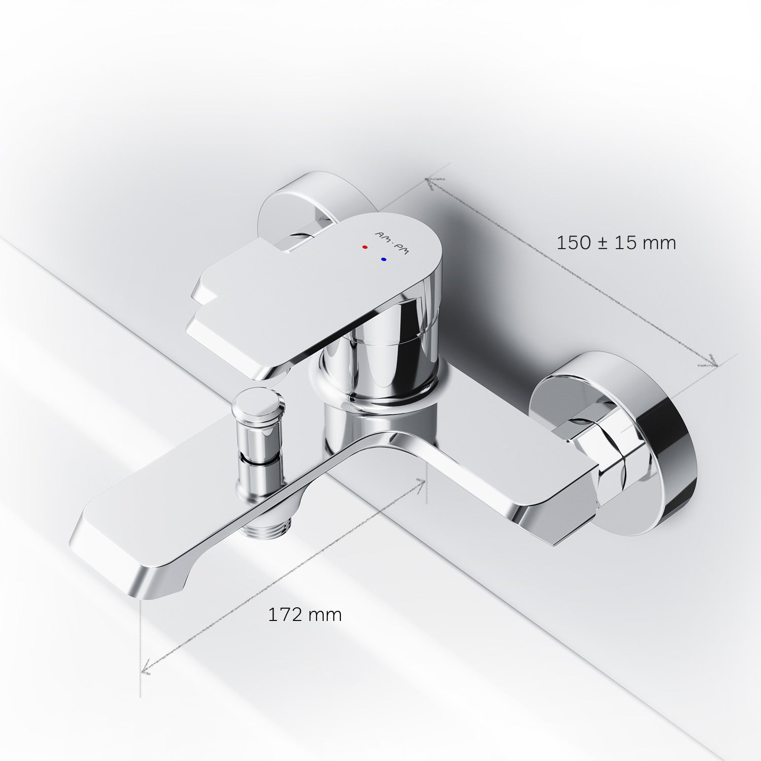 FNA10000 Flash Einhebel-Wannenarmatur/Brausearmatur