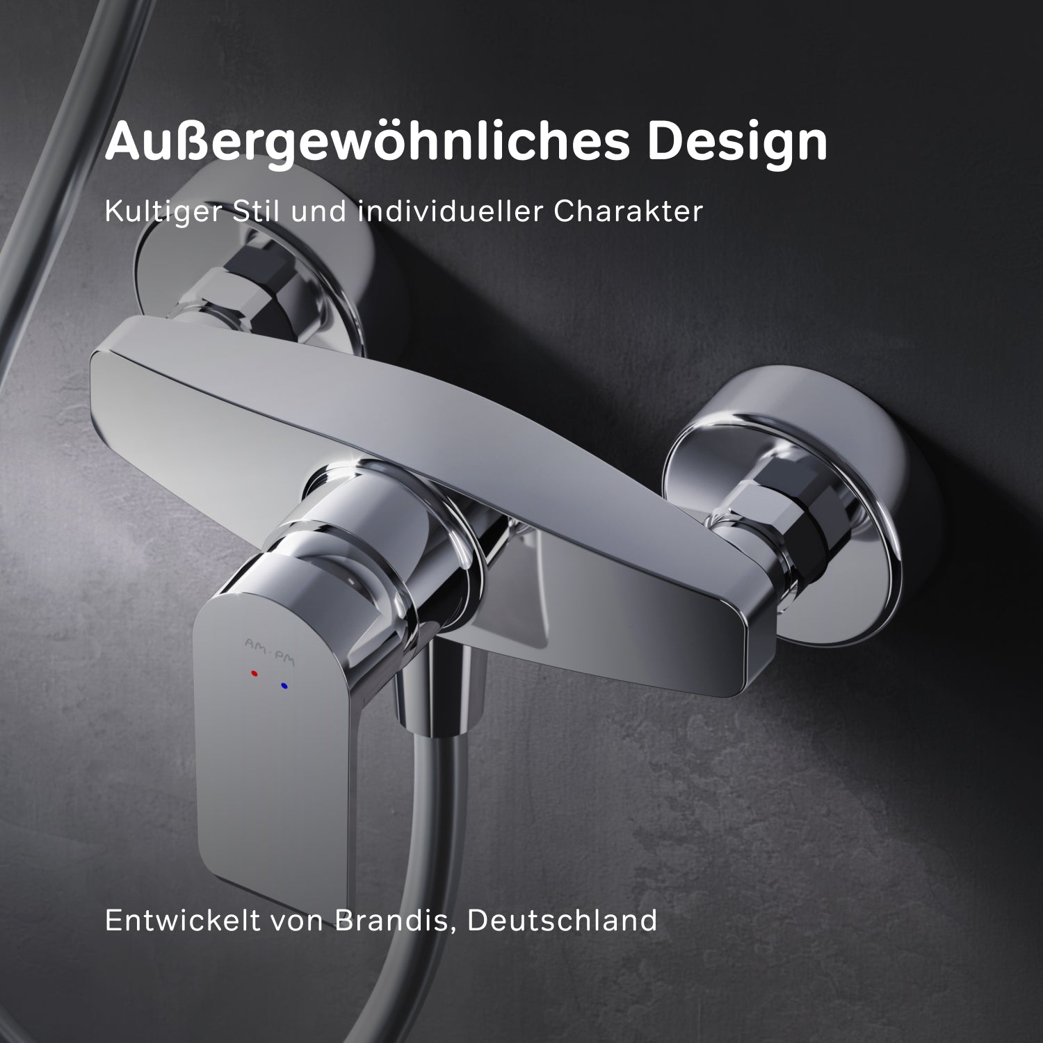 FNA20000 Duscharmatur Flash Brausearmatur Mischbatterie Dusche, Chrom