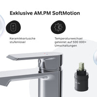 FNA92000 Bad Armatur Flash Waschtischarmatur mit hohem Auslauf Wasserhahn ampm-store.de