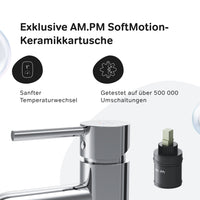 FPA02100 Bad Armatur Spike Waschtischarmatur Wasserhahn ampm-store.de