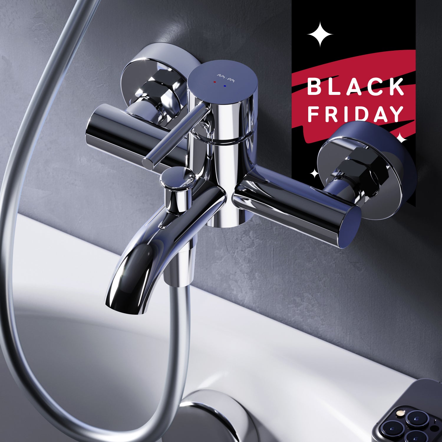 FPA10000 Robinet de baignoire à pointe mitigeur de baignoire robinet de salle de bain