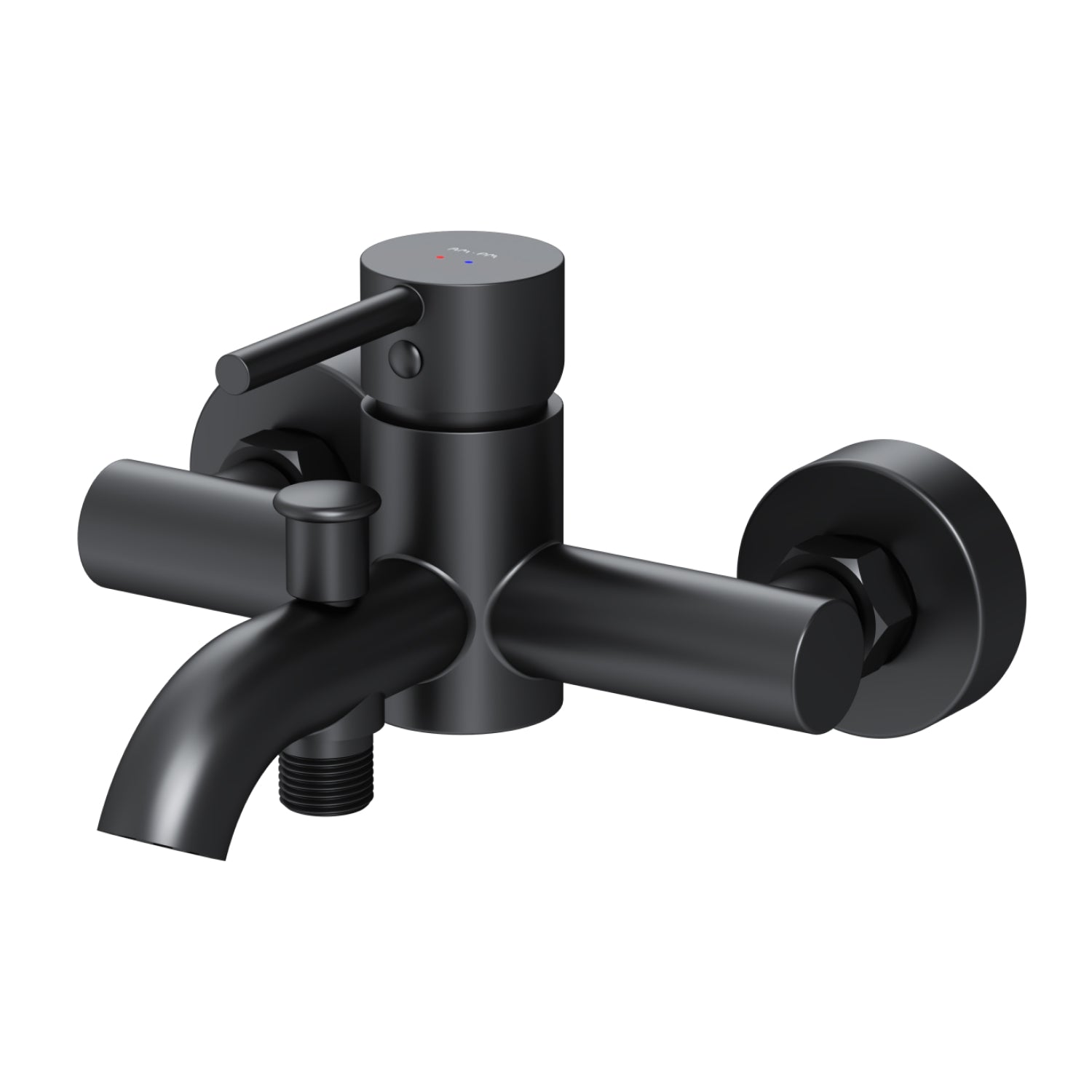 Robinet de baignoire FPA10022 Mitigeur à pointes Robinet de baignoire Salle de bain Noir