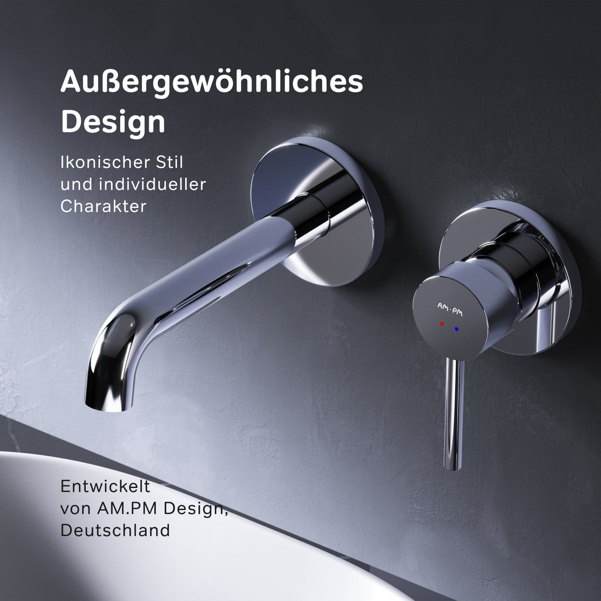 Unterputz-Waschtischarmatur Spike für Wandmontage – FPA72600