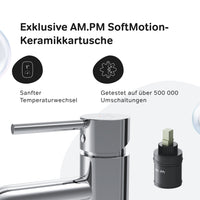 FPA92000 Bad Armatur Spike Waschtischarmatur mit hohem Auslauf Wasserhahn ampm-store.de