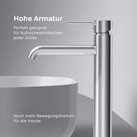FPA92000 Bad Armatur Spike Waschtischarmatur mit hohem Auslauf Wasserhahn ampm-store.de