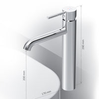 FPA92000 Bad Armatur Spike Waschtischarmatur mit hohem Auslauf Wasserhahn ampm-store.de