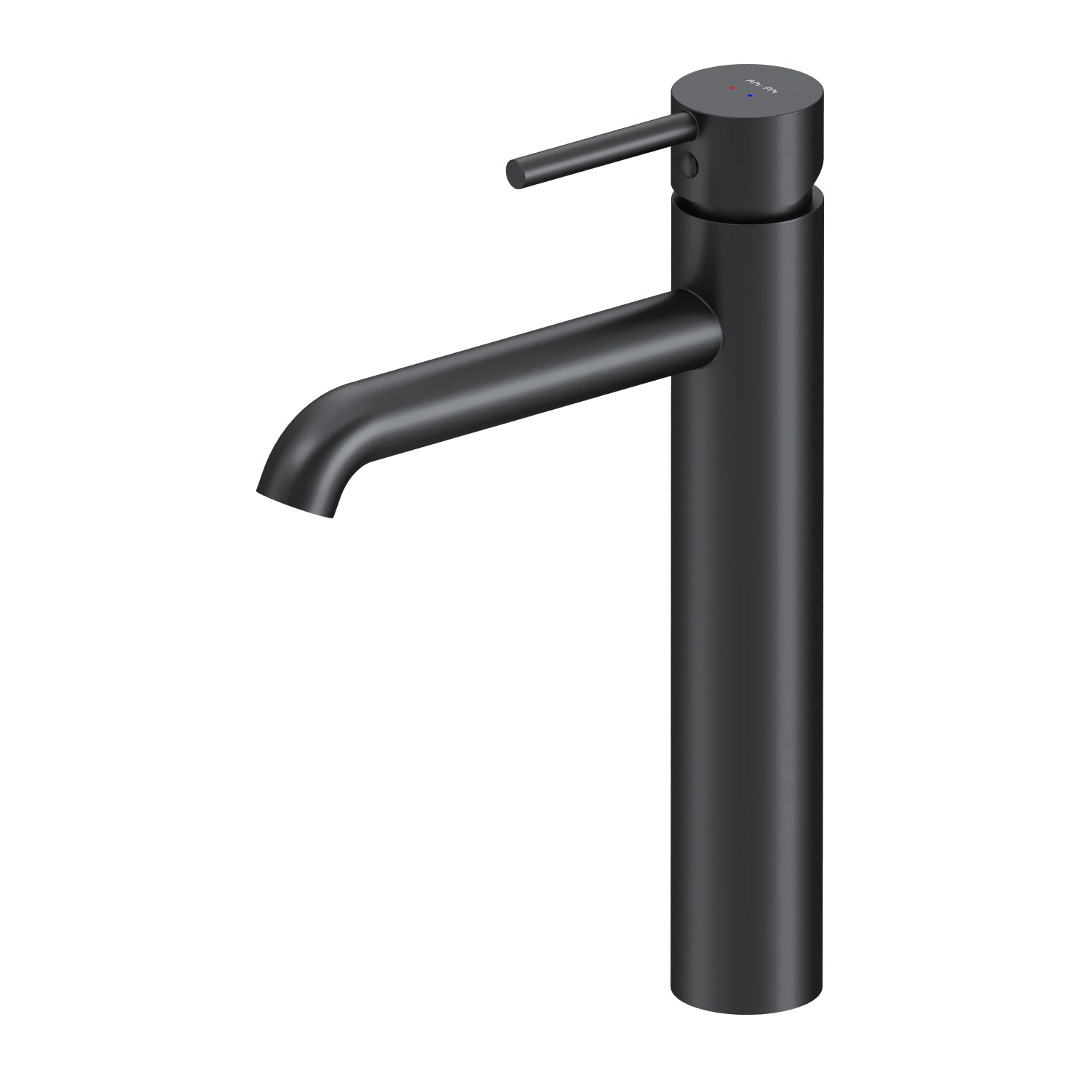 Robinet de salle de bain FPA92022, robinet de lavabo à picots avec bec haut, noir