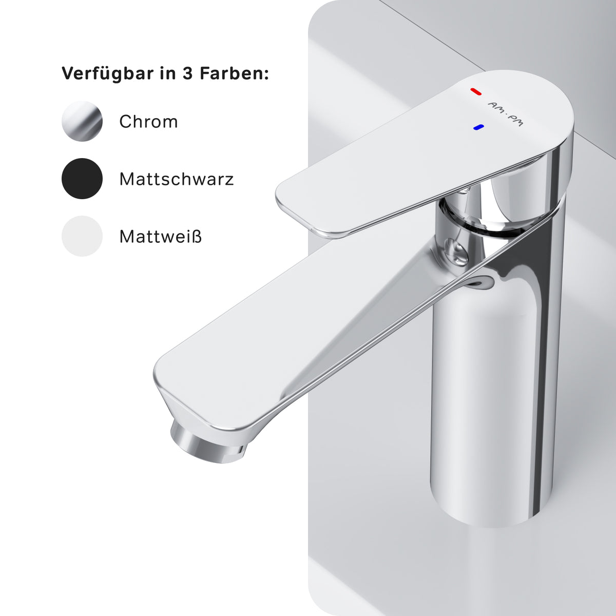 Waschtischarmatur Hit mit EcoStart, Chrom – FTA02800