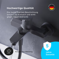 FTA10022 Hit Einhebel-Wannenarmatur/Brausearmatur, schwarz | Online Store von AM.PM