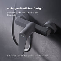 FTA20022 Duscharmatur Hit Brausearmatur Mischbatterie Dusche, Schwarz ampm-store.de