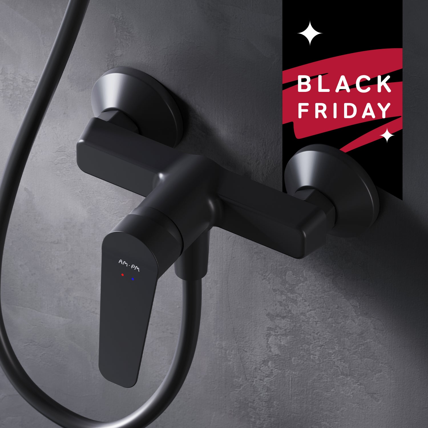 FTA20022 mitigeur de douche Hit mitigeur de douche douche, noir