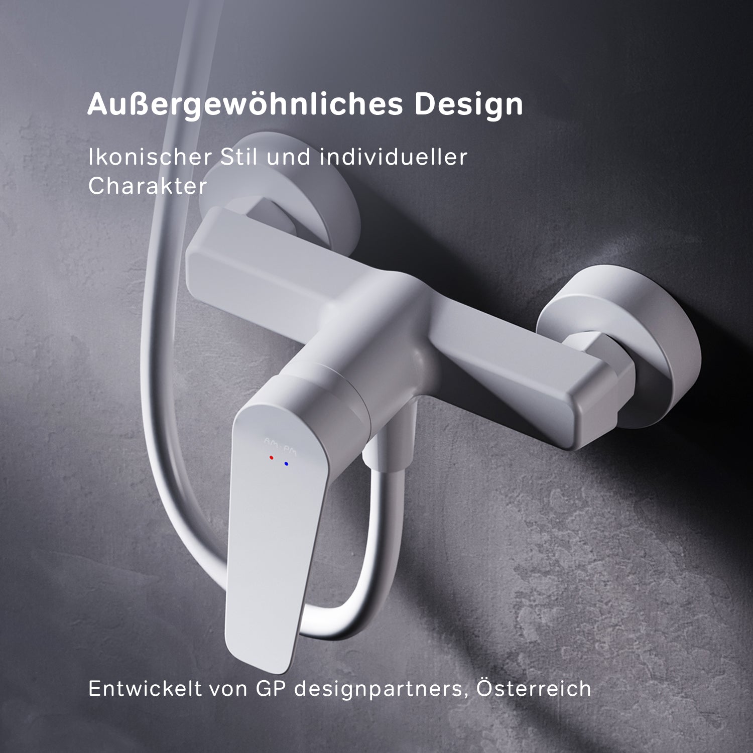 FTA20033 Duscharmatur Hit Brausearmatur Mischbatterie Dusche, Weiß ampm-store.de
