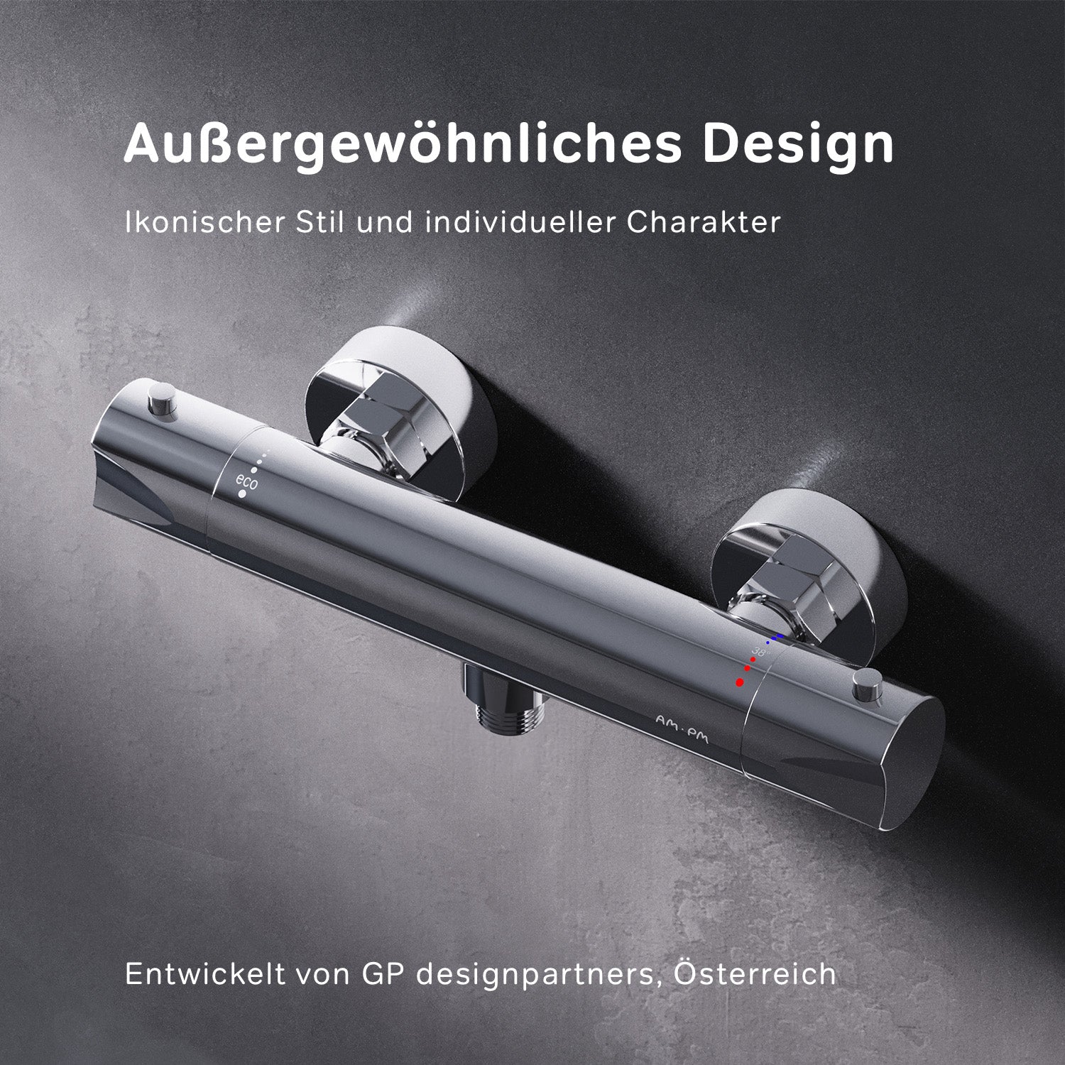 FTA40000 Duscharmatur Thermostat Hit Brausearmatur Mischbatterie Dusche ampm-store.de