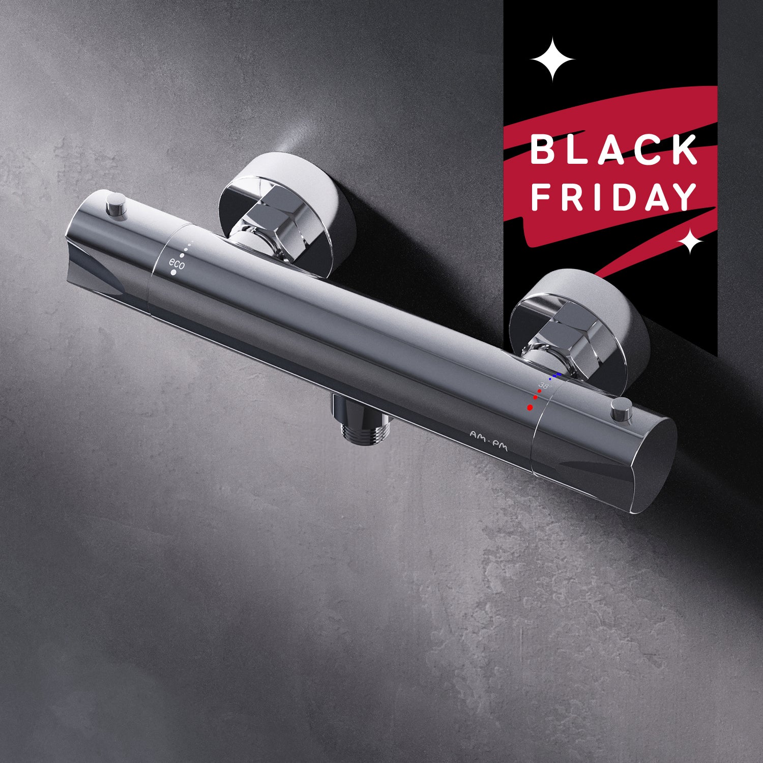 FTA40000 Duscharmatur Thermostat Hit Brausearmatur Mischbatterie Dusche