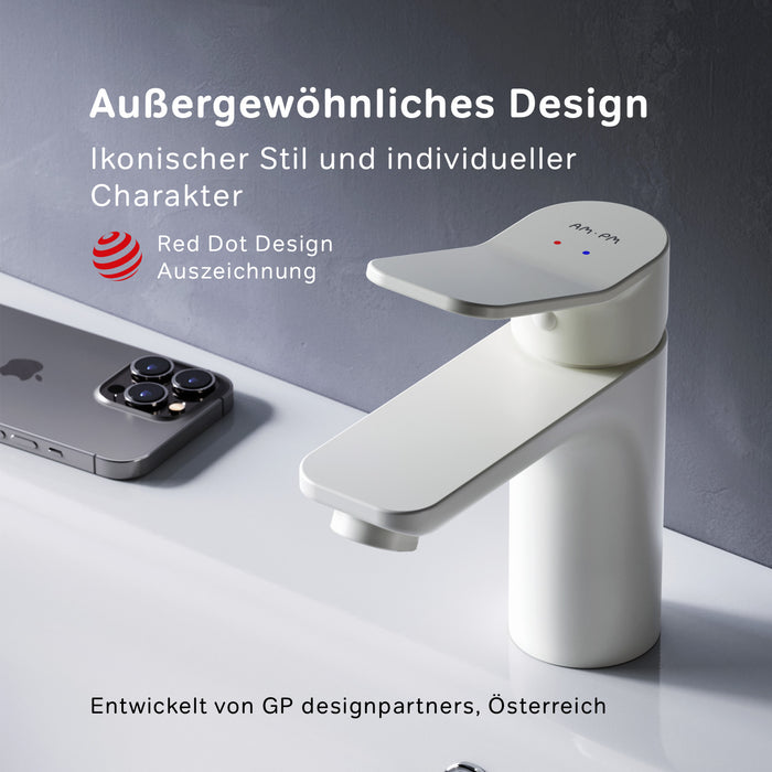 FXA02133 Х-Joy Einhebel-Waschtischarmatur, weiß | ampm-store.de