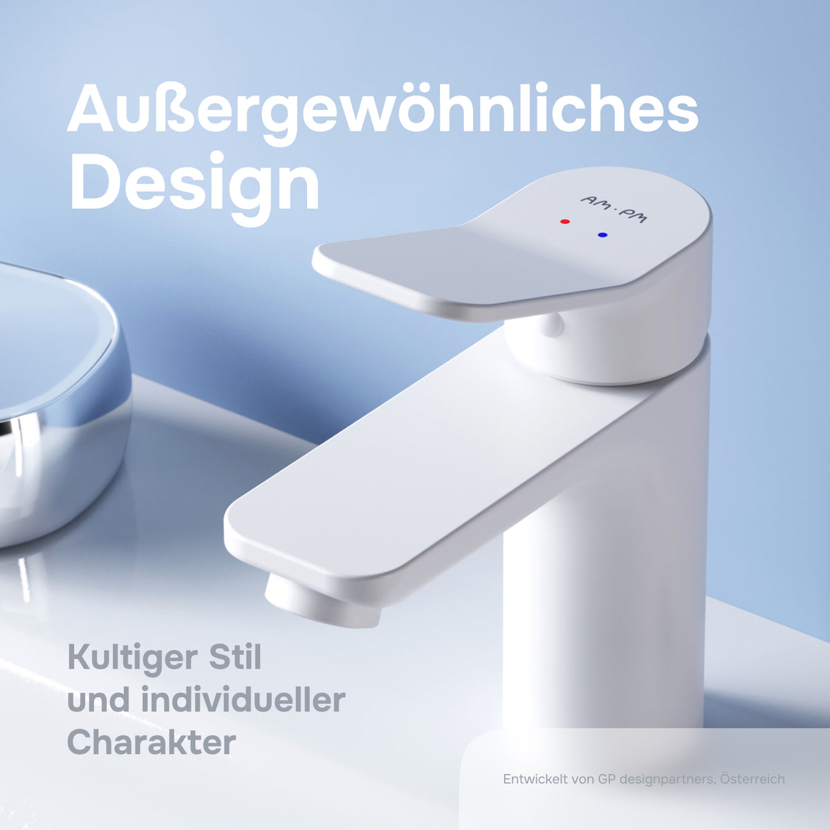 Robinet de lavabo X-Joy, blanc–FXA02133
