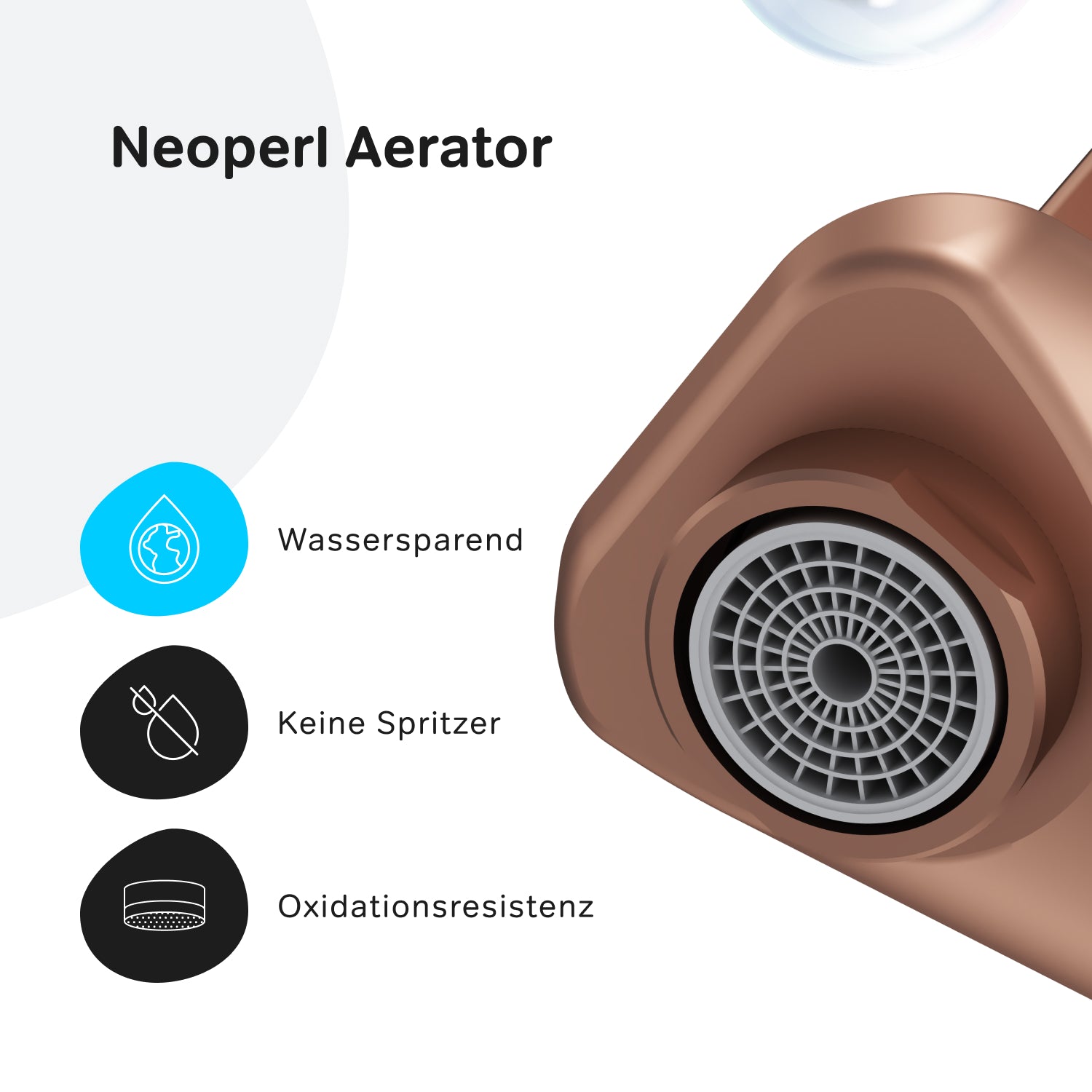 FXA02144 Robinet de lavabo X-Joy, or rose