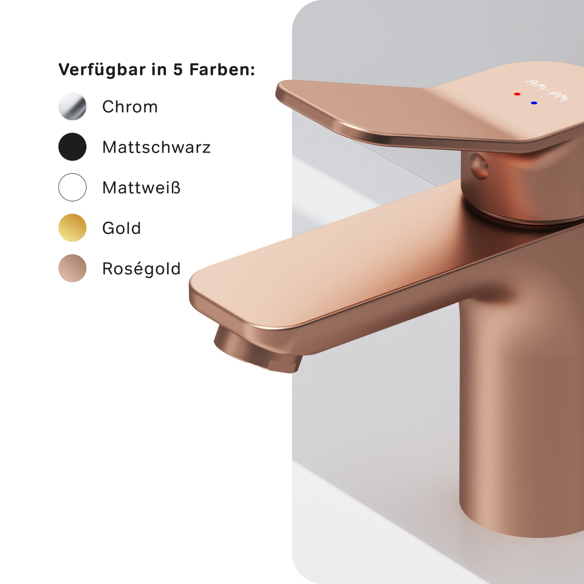 Waschtischarmatur X-Joy, Roségold – FXA02144