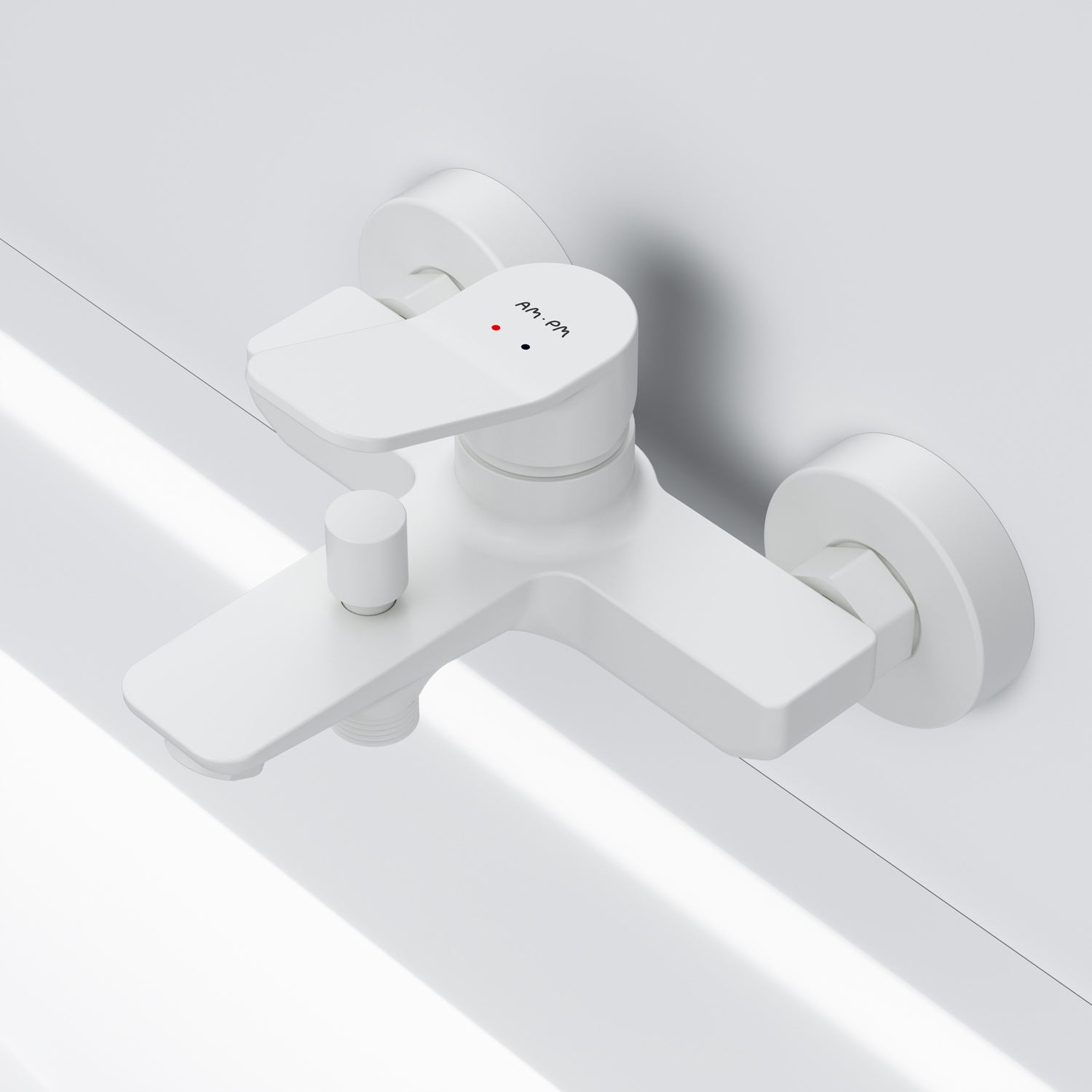 FXA10033 Wannenarmatur X-Joy Mischbatterie Badewanne Wasserhahn Bad, Weiß ampm-store.de