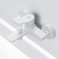 FXA10033 Wannenarmatur X-Joy Mischbatterie Badewanne Wasserhahn Bad, Weiß ampm-store.de