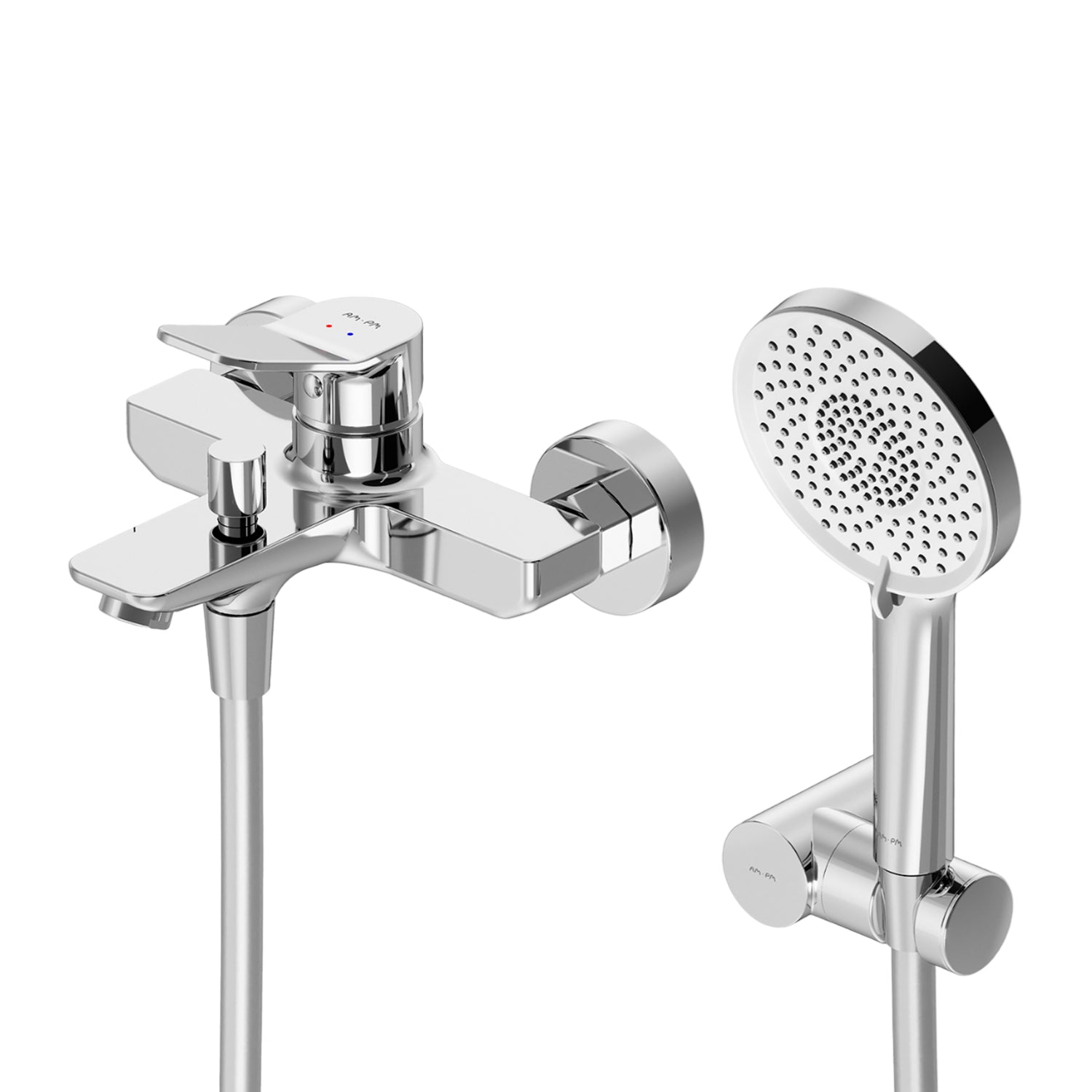 FXA15000 Wannenarmatur mit Handbrause und Halter X-Joy Mischbatterie Badewanne Wasserhahn Bad