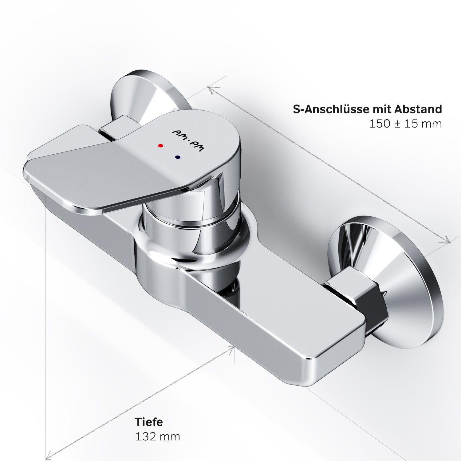 FXA20000 Duscharmatur X-Joy Brausearmatur Mischbatterie Dusche ampm-store.de