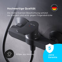 FXA20022 Duscharmatur X-Joy Brausearmatur Mischbatterie Dusche, Schwarz ampm-store.de