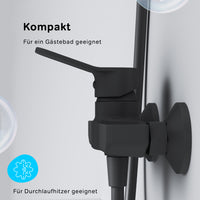 FXA20022 Duscharmatur X-Joy Brausearmatur Mischbatterie Dusche, Schwarz ampm-store.de