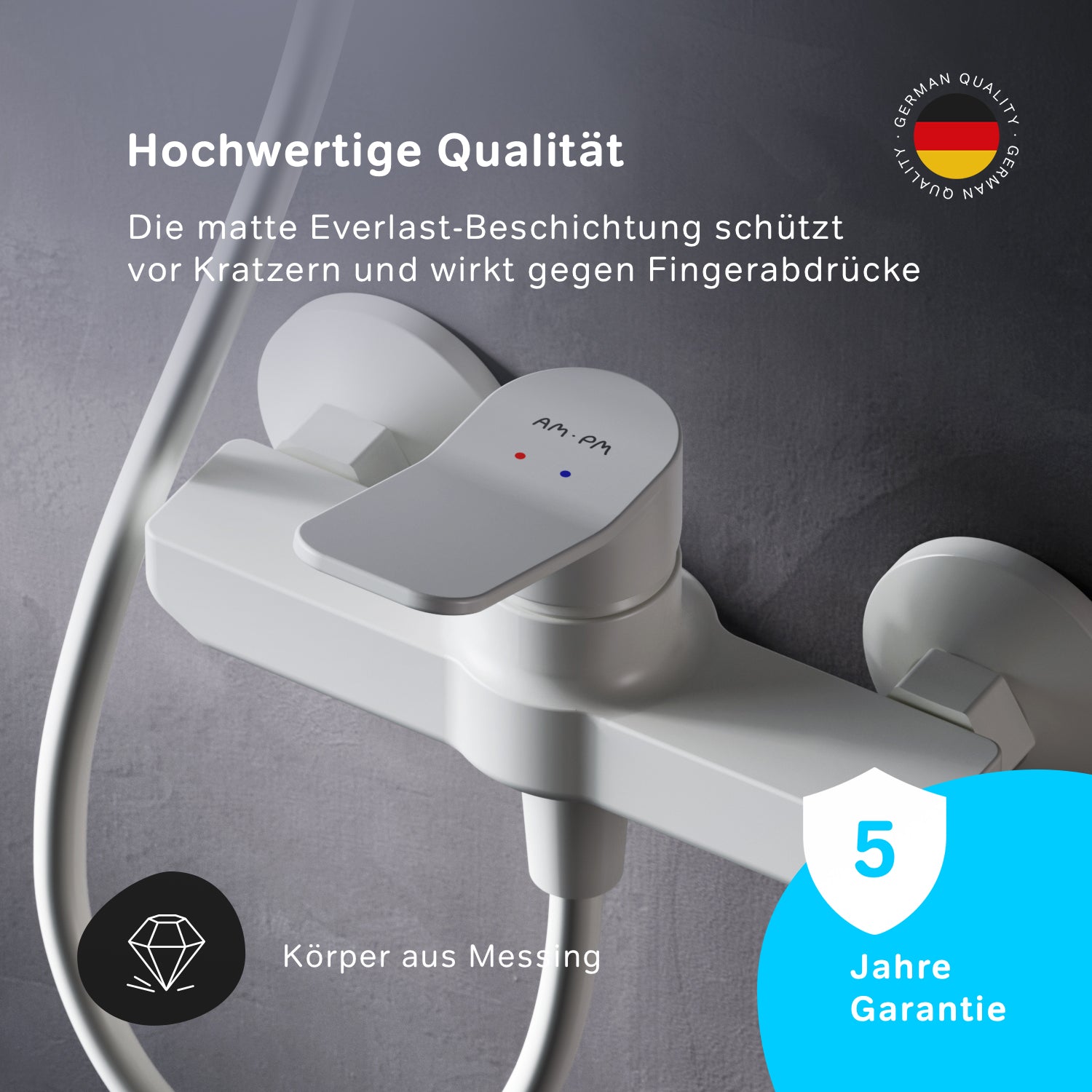 FXA20033 Duscharmatur X-Joy Brausearmatur Mischbatterie Dusche, Weiß ampm-store.de
