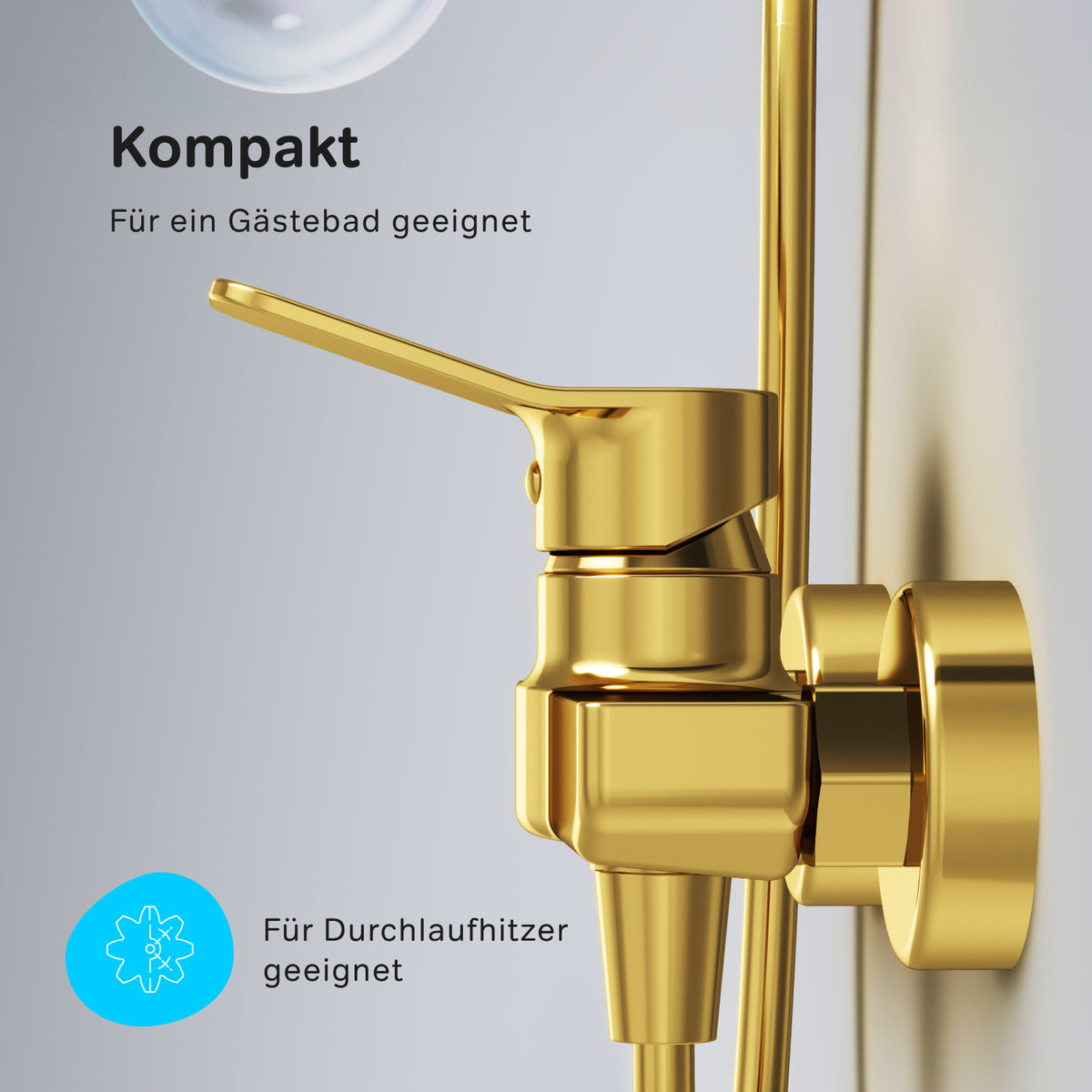 Duscharmatur X-Joy, Gold – FXA20099