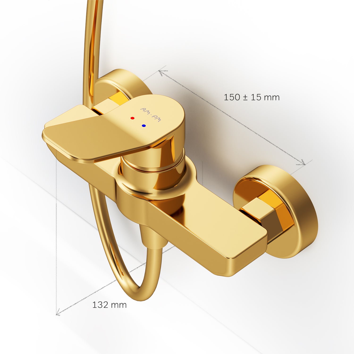 FXA20099 Robinet de douche X-Joy Mitigeur de douche Douche, or