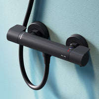 FXA40022 Duscharmatur Thermostat X-Joy Brausearmatur Mischbatterie Dusche, Schwarz ampm-store.de