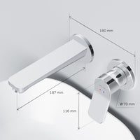 FXA72600 Bad Armatur X-Joy Waschtischarmatur Unterputz Wandmotage Wasserhahn ampm-store.de