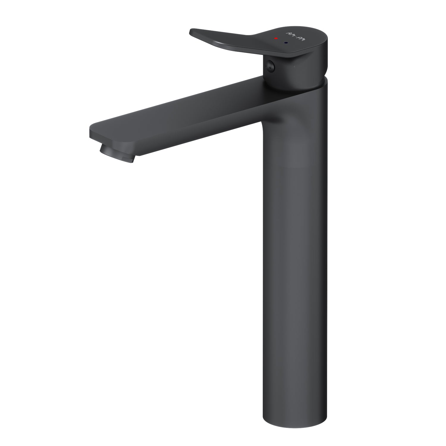 FXA92022 Bad Armatur X-Joy Waschtischarmatur mit hohem Auslauf Wasserhahn, Schwarz ampm-store.de