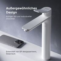 FXA92033 Bad Armatur X-Joy Waschtischarmatur mit hohem Auslauf Wasserhahn, Weiß ampm-store.de
