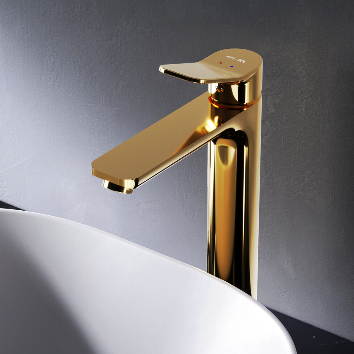 Hohe Waschtischarmatur X-Joy, Gold – FXA92099