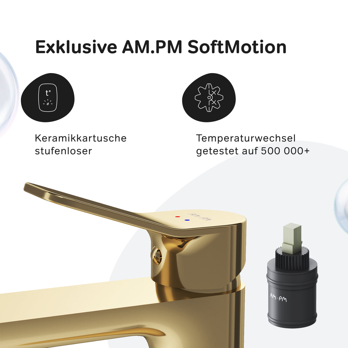 Hohe Waschtischarmatur X-Joy, Gold – FXA92099
