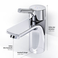 FXB02100 Bad Armatur X-Joy S Waschtischarmatur Wasserhahn ampm-store.de