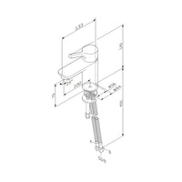 FXB02100 Bad Armatur X-Joy S Waschtischarmatur Wasserhahn ampm-store.de