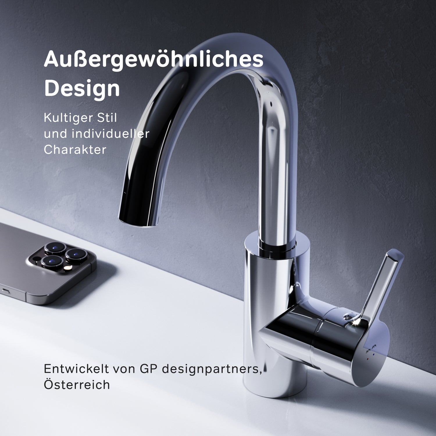 FXB02700 Bad Armatur X-Joy S Waschtischarmatur mit drehbarem Auslauf Wasserhahn ampm-store.de