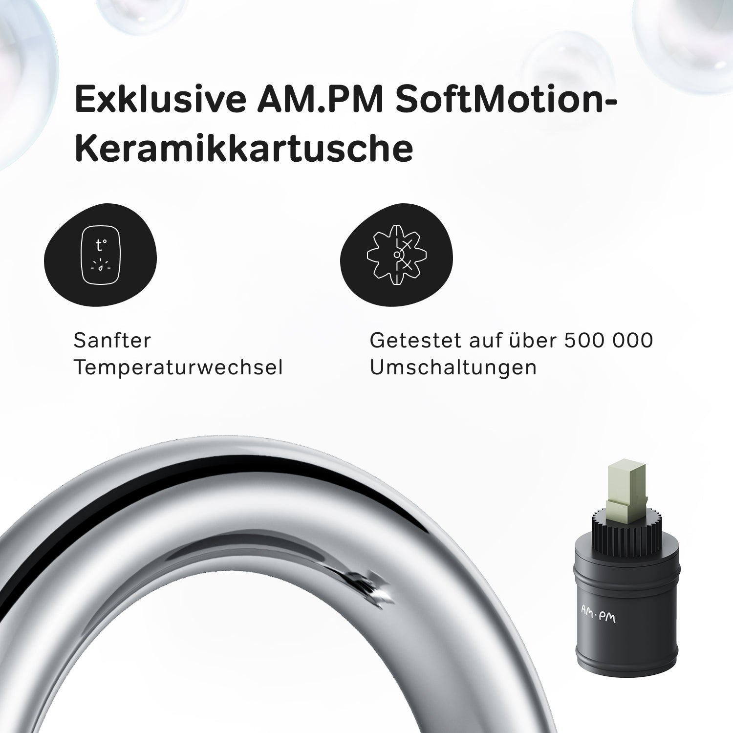 FXB02700 Bad Armatur X-Joy S Waschtischarmatur mit drehbarem Auslauf Wasserhahn ampm-store.de