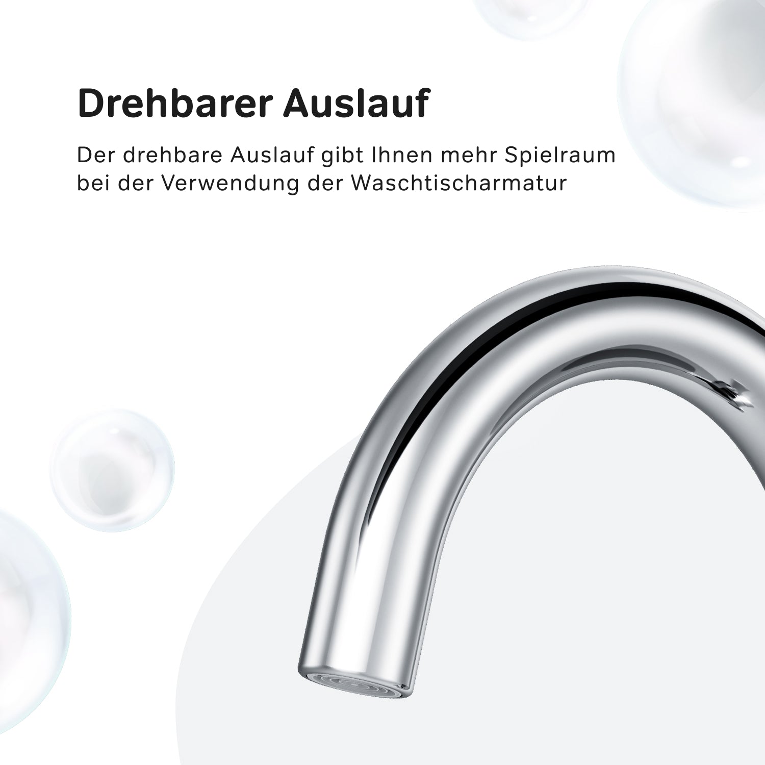 FXB02700 Bad Armatur X-Joy S Waschtischarmatur mit drehbarem Auslauf Wasserhahn ampm-store.de